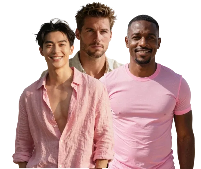 Three AI boyfriends ready to call you